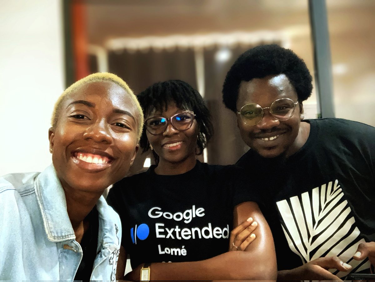 GDGLome's tweet photo. Say cheese w/ @marilynfanyo @anayiika @folly_amouzou 😁
#GoogleIOextendedLome #io23extended #GDGLome https://t.co/pyFgOLSHLC