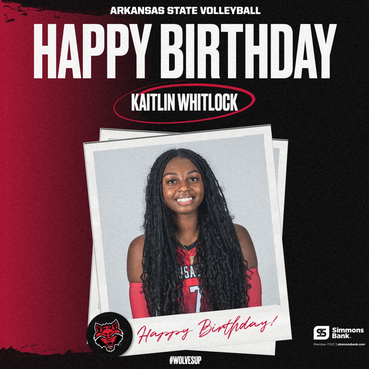 AStateVB's tweet photo. HAPPY BIRTHDAY @whitlockaitlin! 🥳🎈 

#WolvesUp🐺 https://t.co/WdnGwcj6To