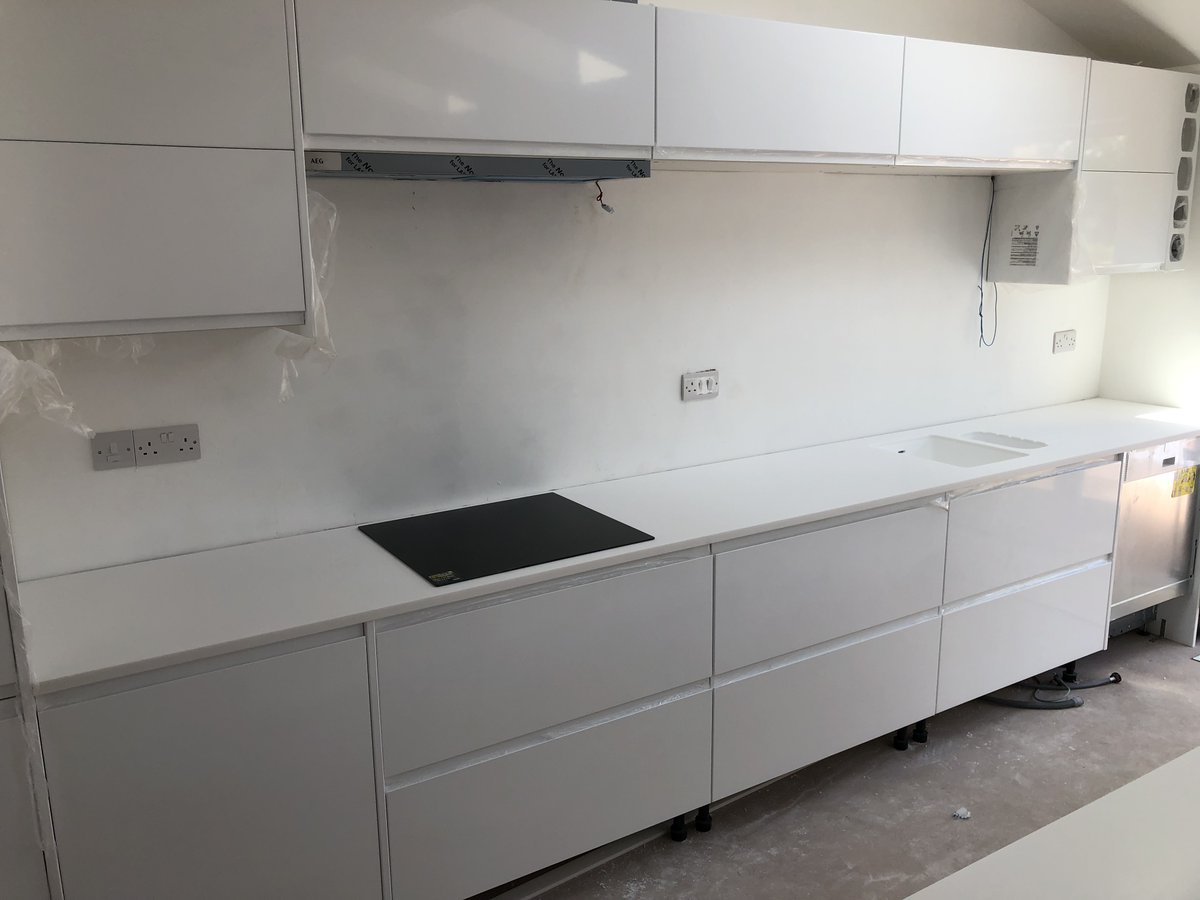 Custom-Built Worktops for a new extention. Send in your plan and get an instant Quote.