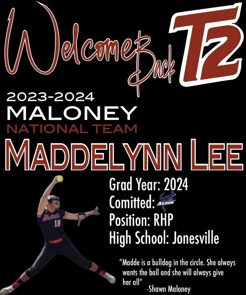 Turnin2M's tweet photo. Welcome back Madde Lee! We are so happy to have you back in the circle again. Madde is a 2024 committed to Akron. Madde is a very hard worker and can really make the ball move. Looking for another great year for her. @maddelynnlee18 @CollegeBDJocks @ExtraInningSB @LegacyLegendsS1 https://t.co/Qc0fzo9Brj