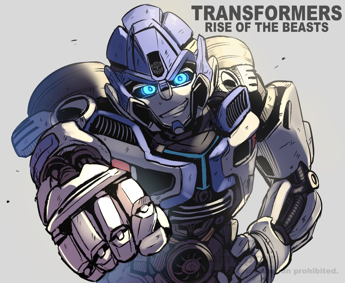 robot blue eyes solo mecha autobot hand on hip glowing eyes  illustration images