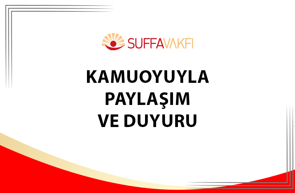 Son günlerde, yakından ve uzaktan ilgi ve alakası olmayan haber ve malumatlarla, şantaj ve montaj usullü paylaşımlara şahit olmaktayız.

suffavakfi.org.tr/2023/08/04/kam…