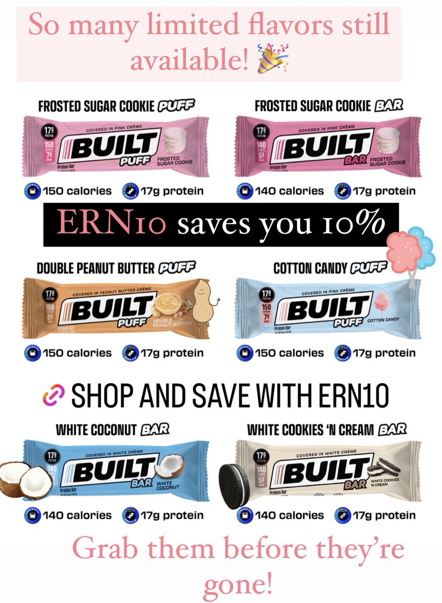 #imbuilt #builtbar #built #chocolate #dessertbar #healthy #healthysnack #health #fitness #gymtime #motivation #weightloss #mamafuel #mamastrong #strong #protein #healthylifestyle #delicious #healthyrecipe  #limitedtime #discountcode #code #yougottatrythis  @Built_Bar #cottoncandy