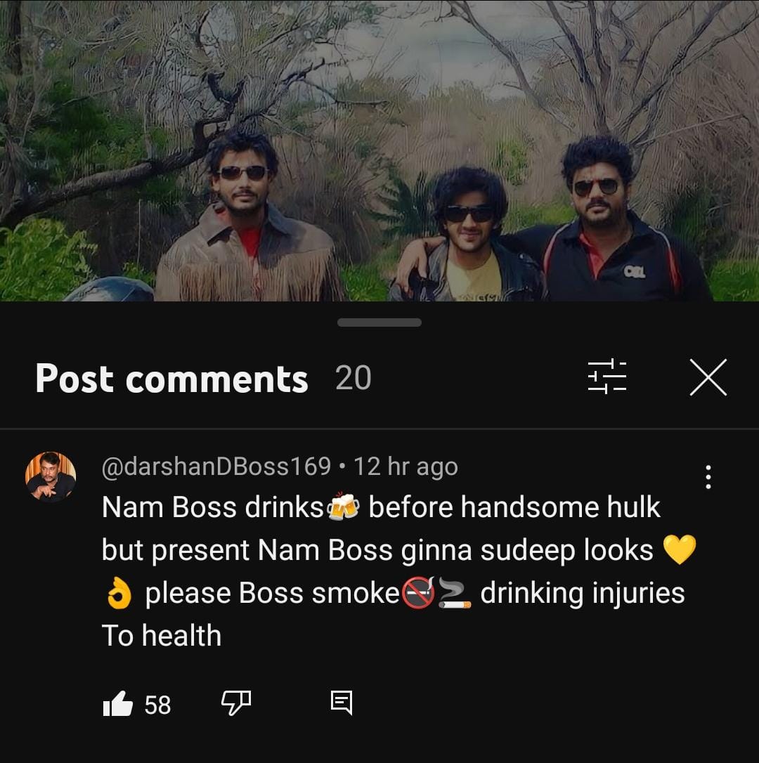OntiSalagatweet's tweet photo. " HANDSOME HULK " #DarshanThoogudeepa for you 🤌

#JailDogCriminalDarshan
#MajesticMamaDarshanda https://t.co/HZhniZxoY0
