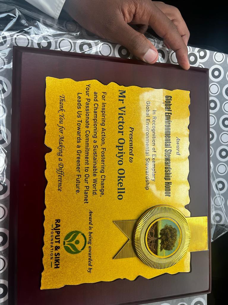 Weforestinter's tweet photo. πΏ Exciting News! π Our Founder and Executive Director have been awarded the prestigious Global Environment Stewardship Honor! ππ#EnvironmentStewardship #GlobalRecognition #WeForestInternational https://t.co/mfgZV0c0ez