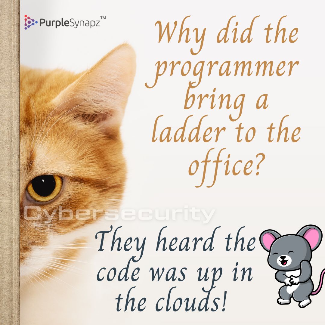 Purple_synapz's tweet image. &quot;🌩️ Code Ascending to New Heights! ☁️ When the code&apos;s in the clouds, programmers bring their ladder of innovation. Embrace the power of cloud computing. 🚀💻 #CodeInClouds #TechElevation&quot;