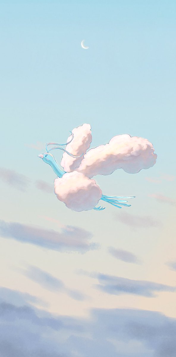Inko_910's tweet photo. #ポケモン　#イラスト 
チルタリス☁️🌙 https://t.co/Uvj80oNj2H