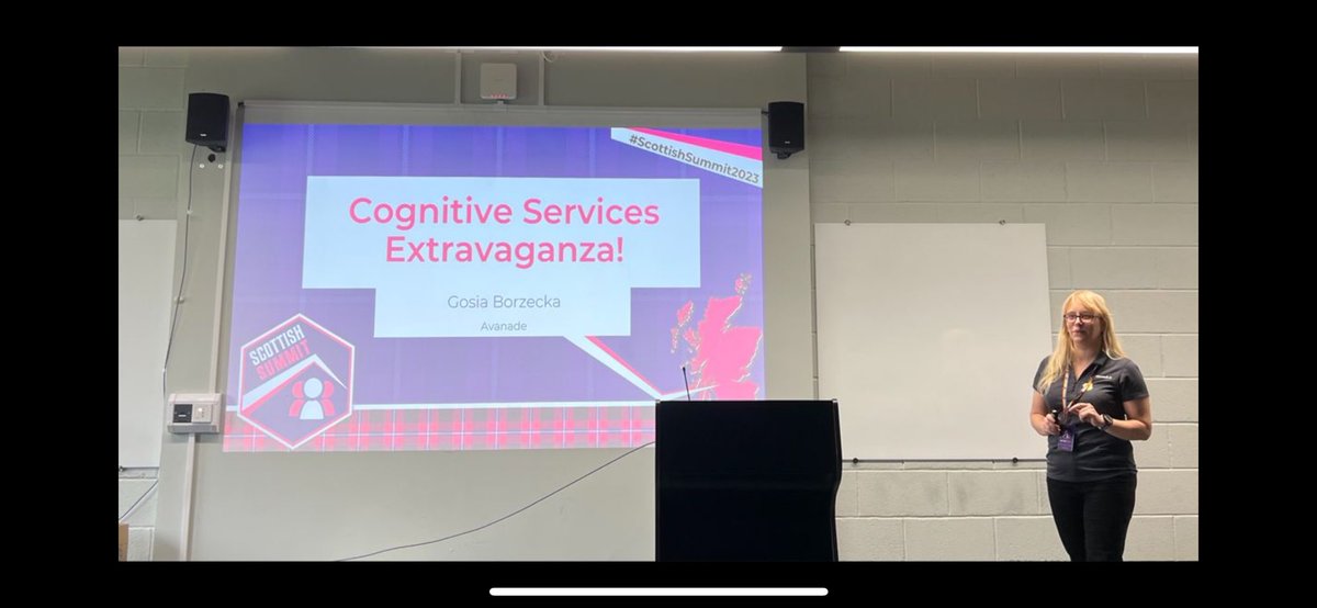 GosiaBorzecka's tweet image. #CognitiveServices in 20 minutes was challenging but nailed it! 

@scottishsummit #scottishsummit2023