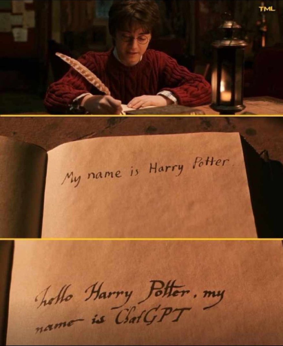 TheDailyHPotter's tweet photo. If Harry Potter was set in 2023 😂 https://t.co/DX8gS5C0UO