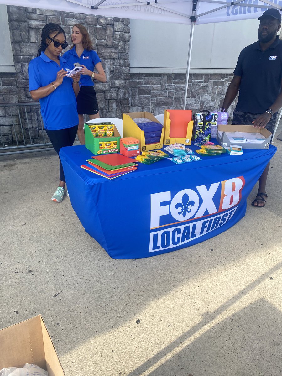 nolacat2's tweet photo. Come out to the Vets Walmart and donate school supplies for local kids in need!  Salvation Army and Fox 8 https://t.co/ZEG9H6YaTj