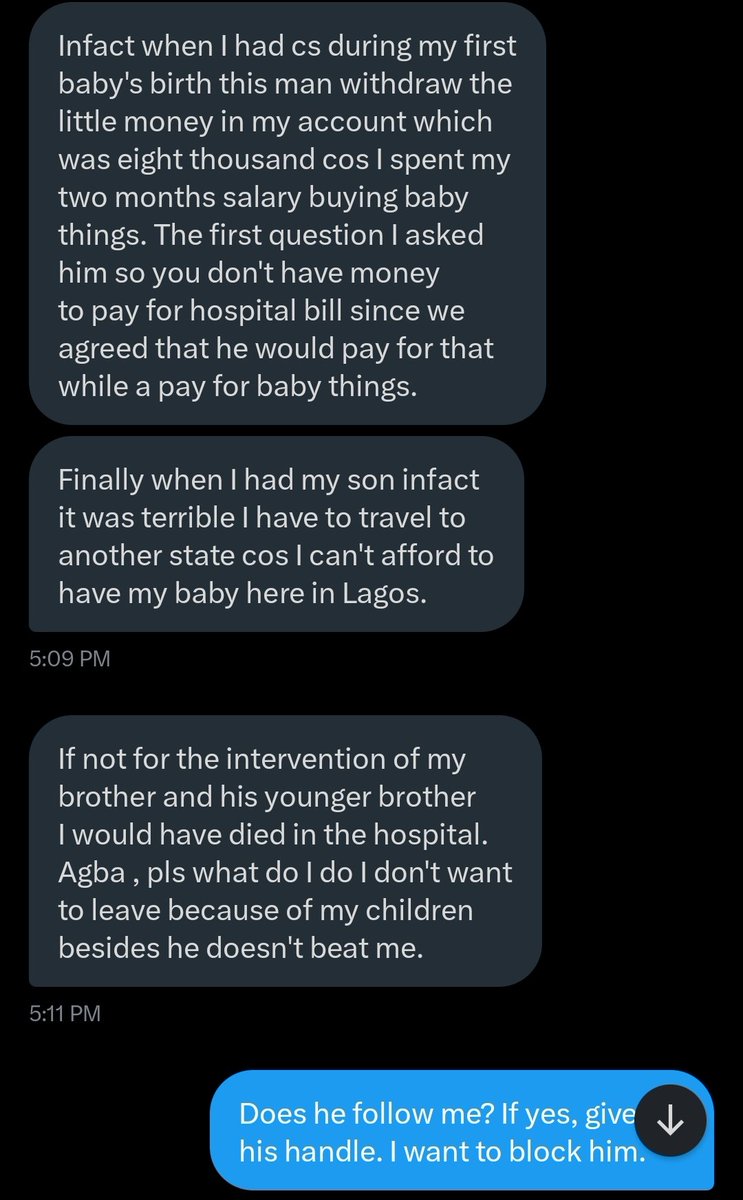 jon_d_doe's tweet photo. More update from her. Her husband was a follower but I just blocked him.

You'll see why in the DM.

I checked his profile &amp; you'll read what I saw in the screenshot 👇 https://t.co/at8YlwSf7e