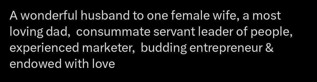 jon_d_doe's tweet photo. More update from her. Her husband was a follower but I just blocked him.

You'll see why in the DM.

I checked his profile &amp; you'll read what I saw in the screenshot 👇 https://t.co/at8YlwSf7e