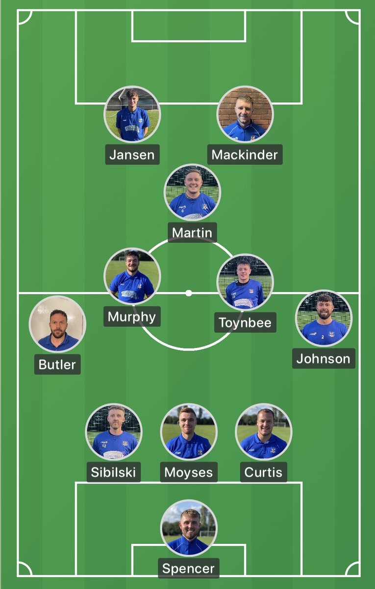 Your line up for the blues today V <a href="/StHelensFc1st/">St Helens FC Mens 1st's.</a>