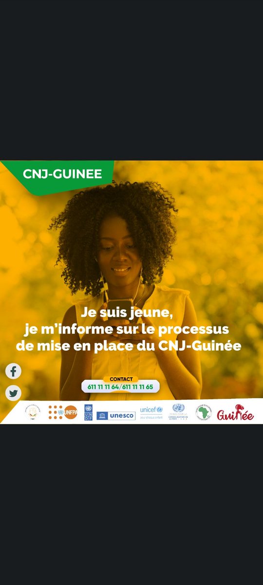 nioumathomossy's tweet photo. Avec le #CNJ_Guinée Ensemble unis autour d'un idéal commun afin d'entendre nos voix à la prise de décision pour un développement participatif  et harmonieux.
#Unfpa_guinée; #PBF_GUINEE; #pnud_guinée; #pvnu_guinée; #Diengfk #kibaro;#galtieri; #MJS_GN #Diabateibn93. https://t.co/EiwNFzlWb4