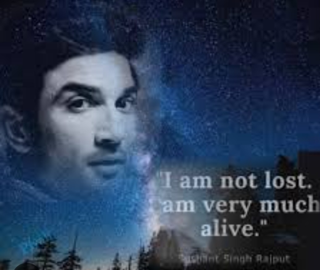 ridham4life's tweet photo. One Can imagine ,thinking process of #SushantSinghRajput
When he said...
I Am not lost,I Am very much ALIVE~@itsSSR 
Sushant Walked D Talk https://t.co/IgR1hGmZps