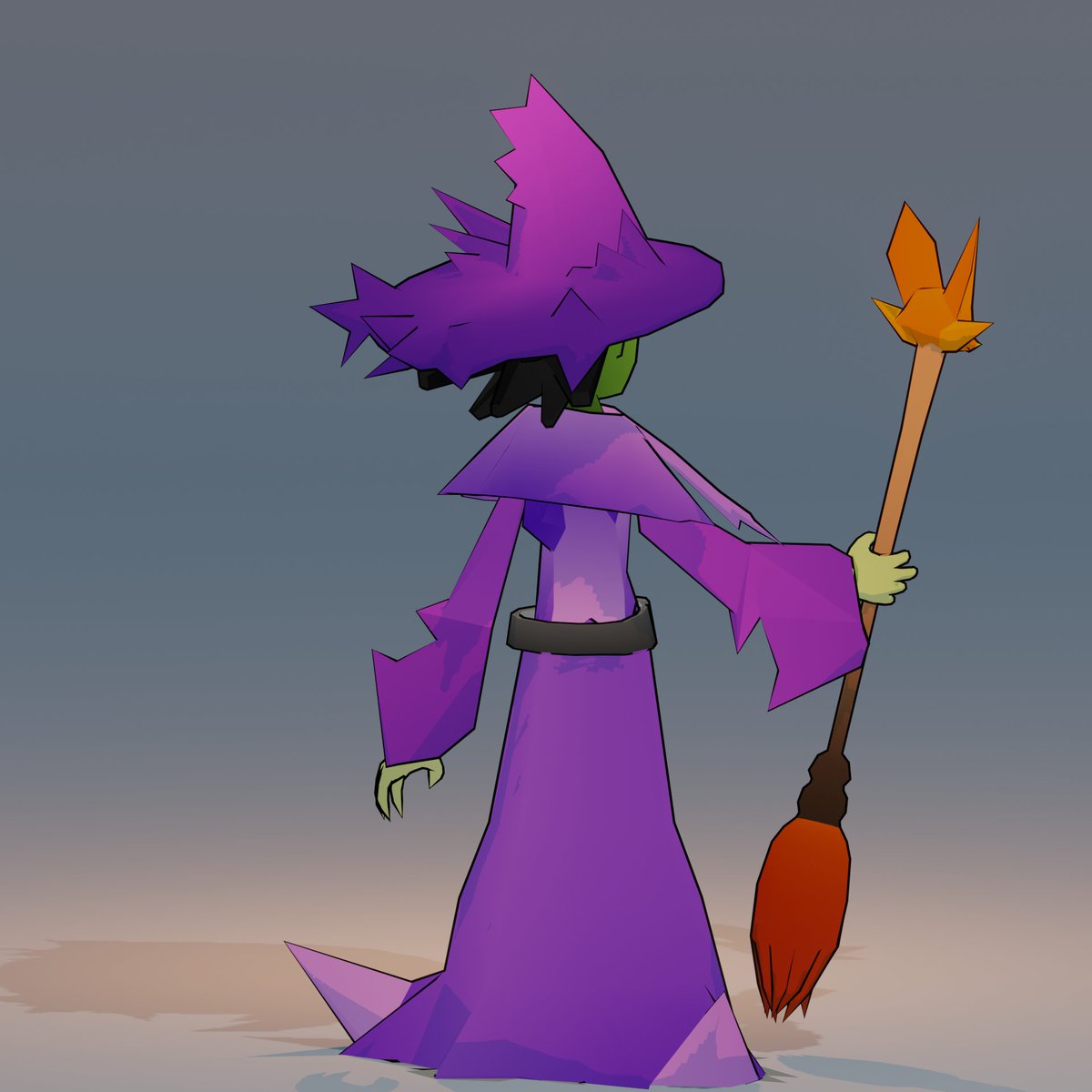 M_thimmig's tweet photo. The Witch 

The fearfull speelcaster how live under the swamp

___ 
#3dart #Blender3d #B3D #3D #lowpoly #lowpolyart #lowpolymodel #lowpolycharacter #digitalart #minimalistc #abstract #sculpture #characterdesign #artstation #monster https://t.co/PG1ecCG5pX