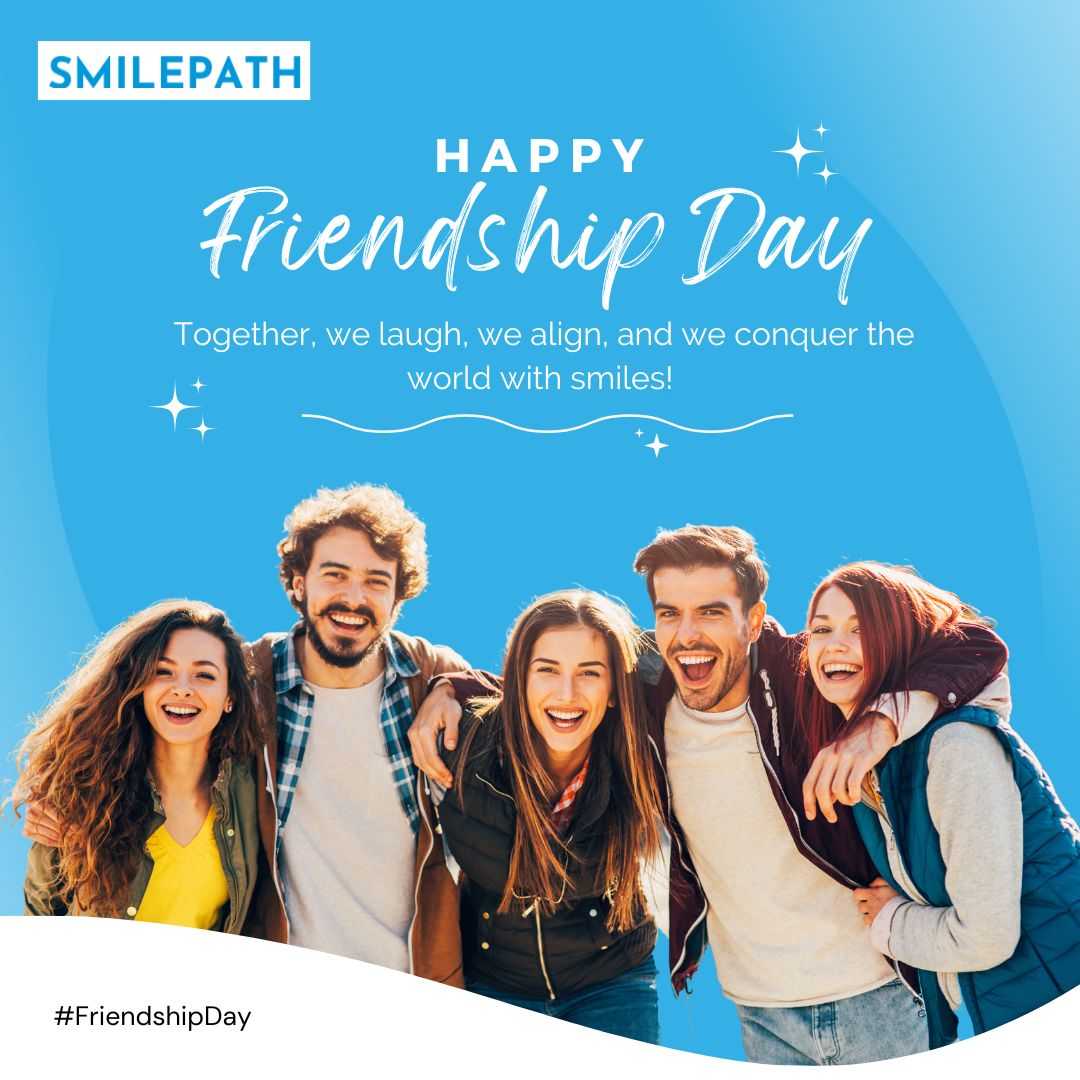 SmilePathAus's tweet photo. Happy Friendship Day! Cheers to the friends who believed in each other's smiles and made it happen. ππ
.
.
#Smilepath #FriendshipDay #FriendsForever #BestFriends #BFFs #FriendshipGoals #TrueFriends #ForeverFriends #Friends #Happyfriendshipday https://t.co/A7WUAhzIDQ