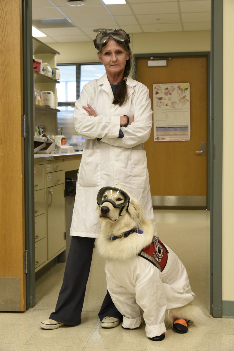 To educate and raise awareness is the best gift life has given us as a working service dog team in science. We are traveling every month through February of 2024 to give talks and do risk assessments in labs that will provide equal access for disabled scientists. Best! Job! Ever!