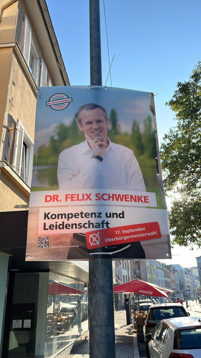 felix_schwenke's tweet photo. Am 17.09. ist OB-Wahl - ab Montag 07.08. kann man mit seinem Personalausweis im Rathaus wählen.

Ich bitte Sie um Ihre Stimme, damit ich für Sie daran arbeiten kann, dass Offenbachs neue Chancen Wirklichkeit werden!

Video nur auf anderen Plattformen: https://t.co/yTaZkCIs3X https://t.co/cAgea5qE9e