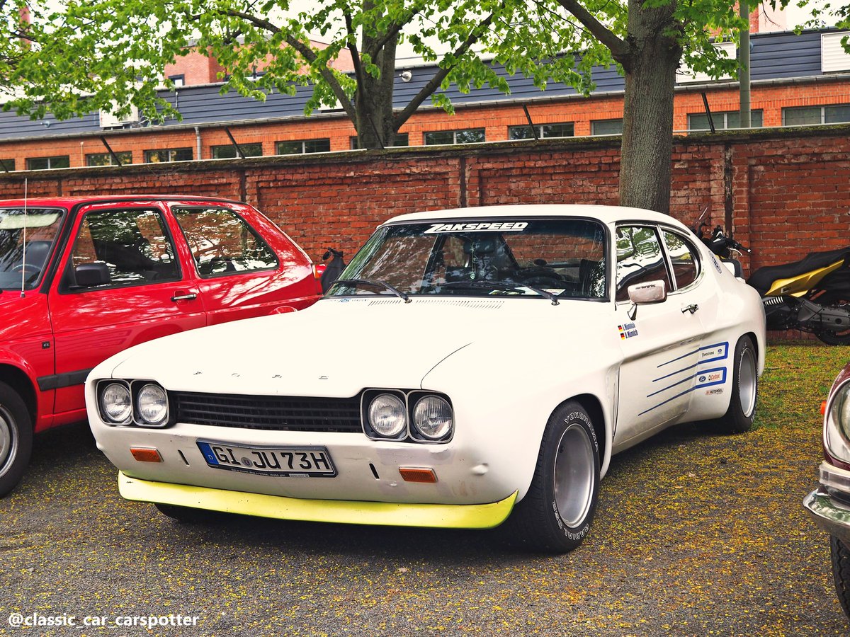 CarManToday's tweet photo. Win on Sunday, sell on Monday !
A sporty #FordCapri in Frankfurt for today.
#Ford #Capri #CapriClub #FordClub #FordClassic #Klassikstadt https://t.co/epVMc3YeUy