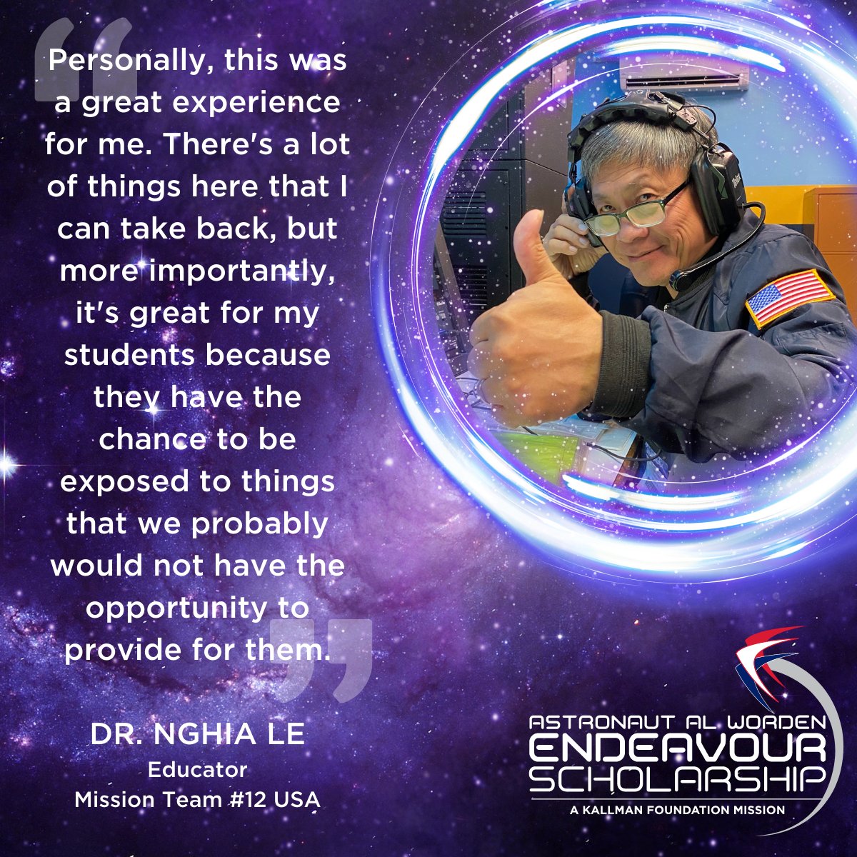 Endeavour Scholarship tweet media