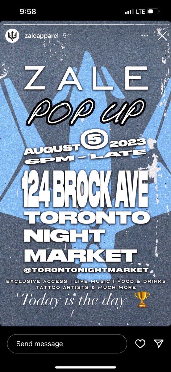 First ever pop up today at 124 Brock Ave. See you guys there 🤞🏾