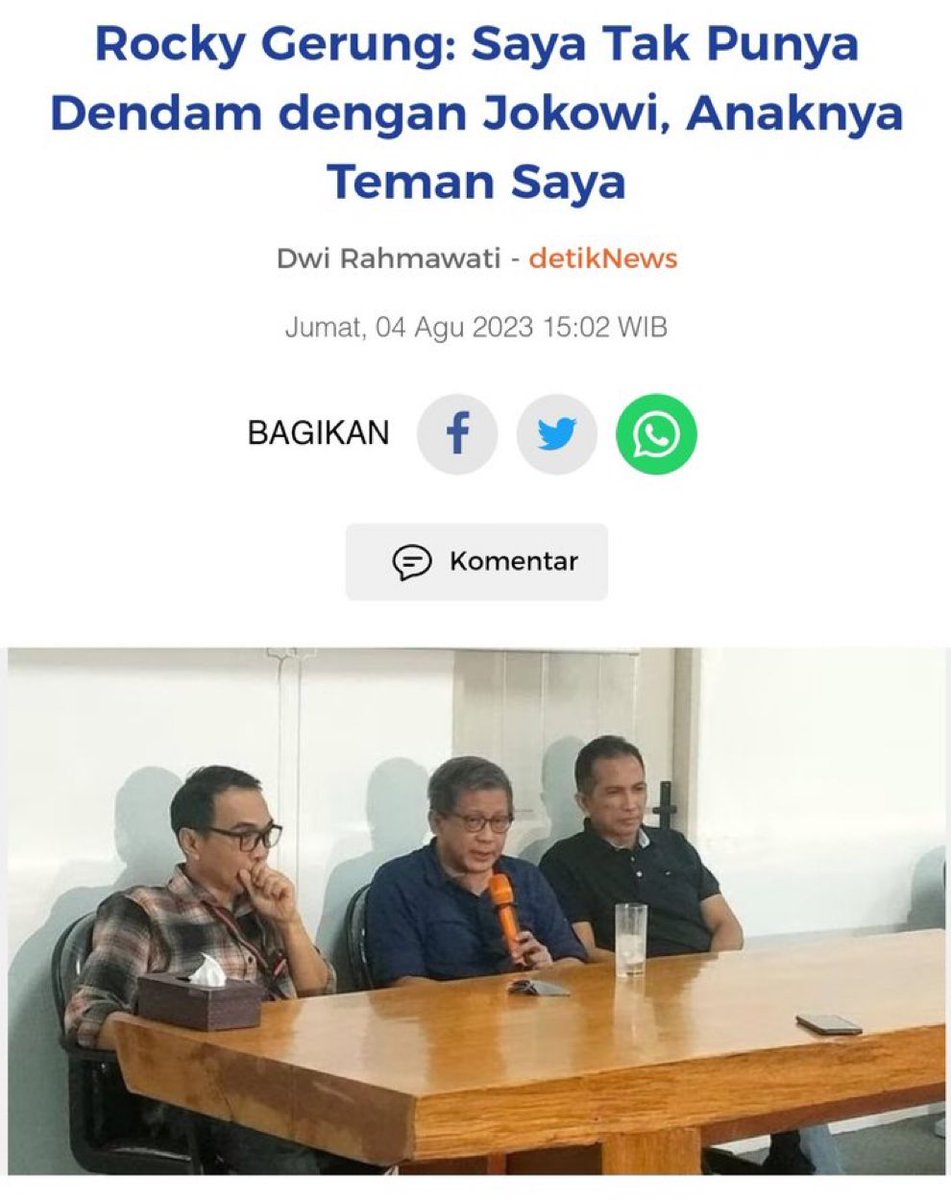 ruhutsitompul's tweet photo. Beginilah nyali pecundang rocky menggerung gerung sok jago hanya berani Ngebacot didepan Camera TV, eh ta’u mau diborgol langsung seperti tikus kecemplung dicomberan MERDEKA👍🤟🙏🇮🇩. https://t.co/Iv3UOgPT8A