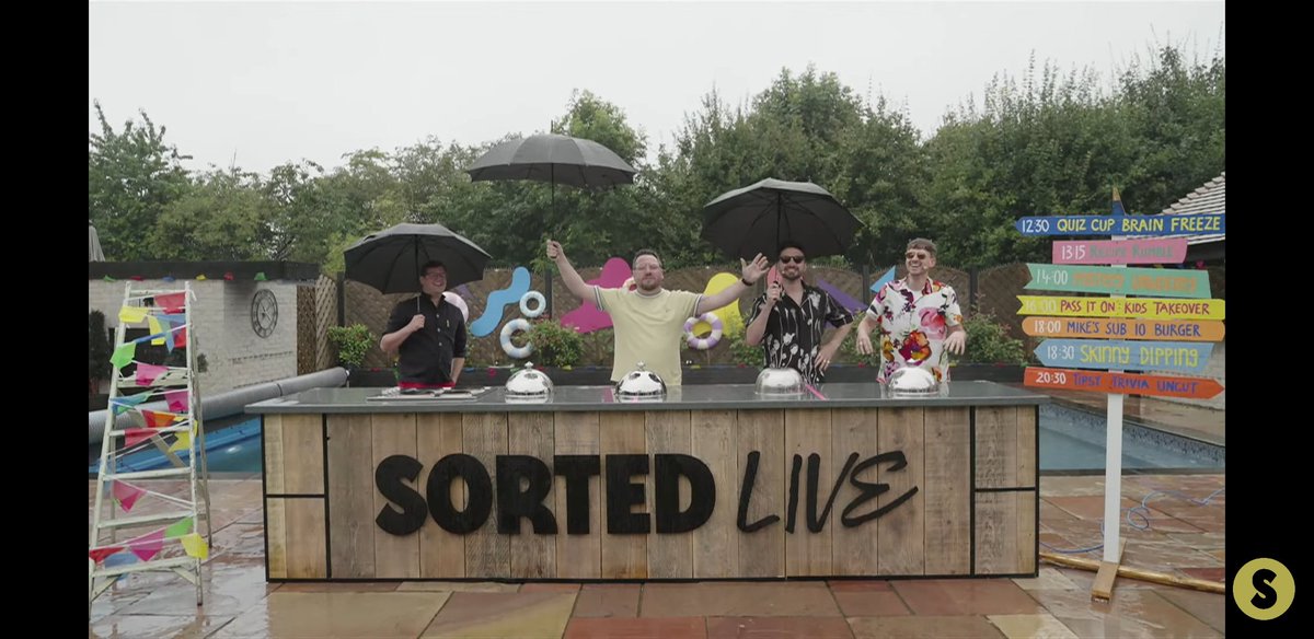 JacobPSabin's tweet image. A lovely summary of the first section of the #wildweekender with @sortedfood!  A little rain never hurt no one! But the quiz cup sure hurt someone...