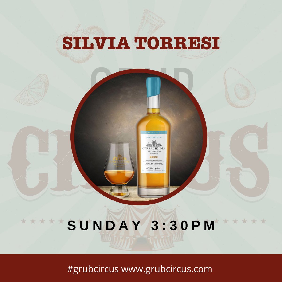 Slainte!

See full schedule in bio or at grubcircus.com 

#GrubCircus #foodfest <a href="/ATN23/">PearOrchard Breed</a> #AllTogetherNow

@Curraghmorewhis @whiskeymerchant @oconnellwhiskey @megan_kiely @waterfordwhisky @blackdistillery @aoifecarrigy_