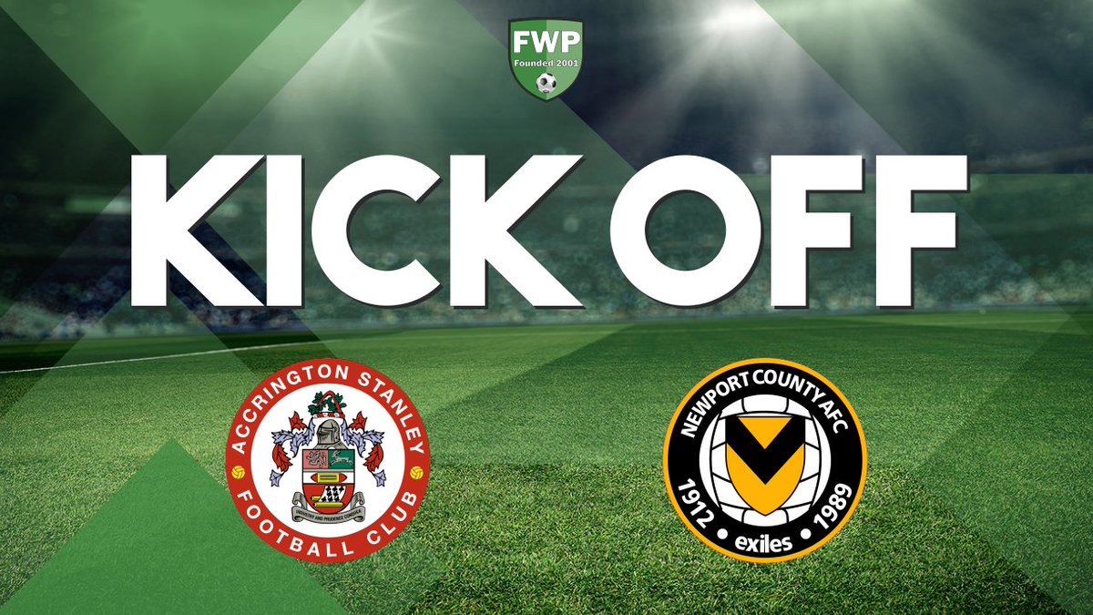 KICK-OFF: Accrington Stanley v Newport County fwp.co/GQybvP