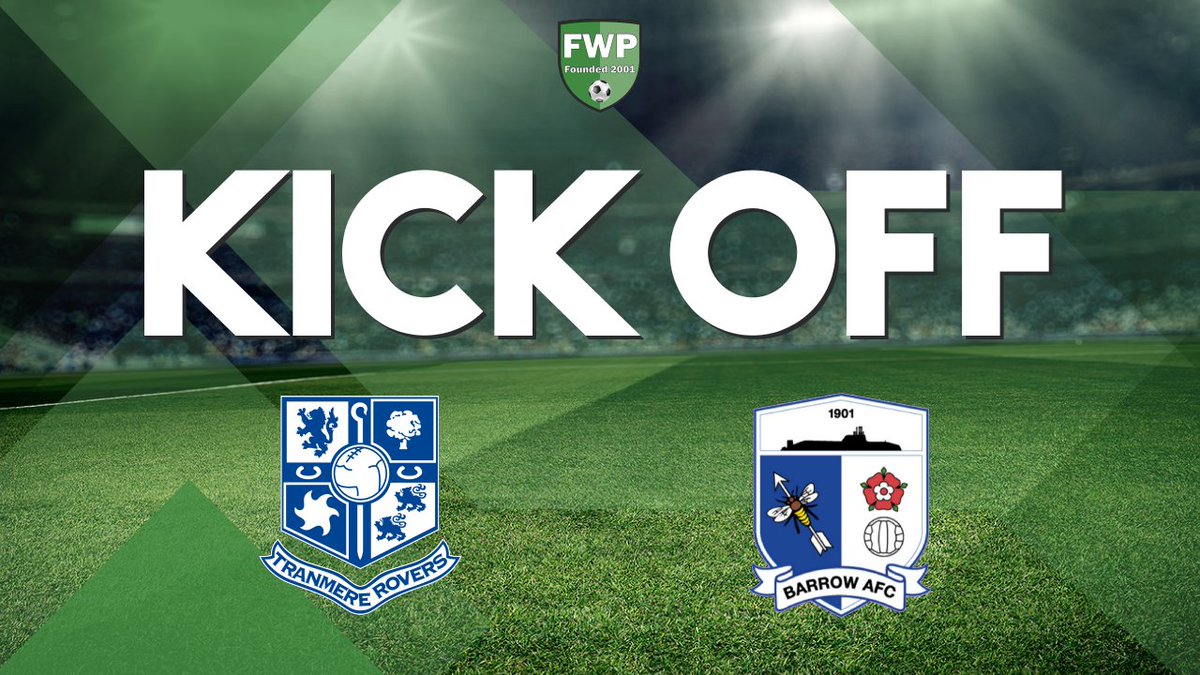 KICK-OFF: Tranmere Rovers v Barrow fwp.co/qcpJ2r