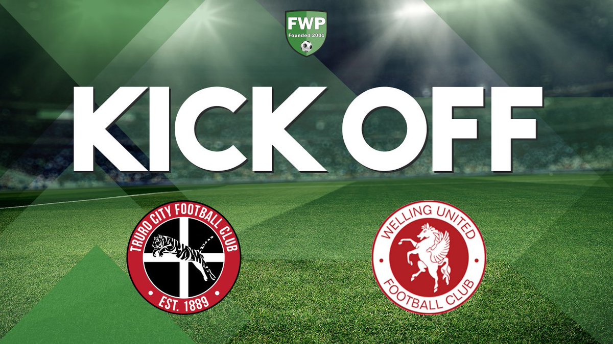 FWPNationalSth's tweet photo. KICK-OFF: Truro City v Welling United https://t.co/ebucdFZZoL https://t.co/UDQW25s4bp