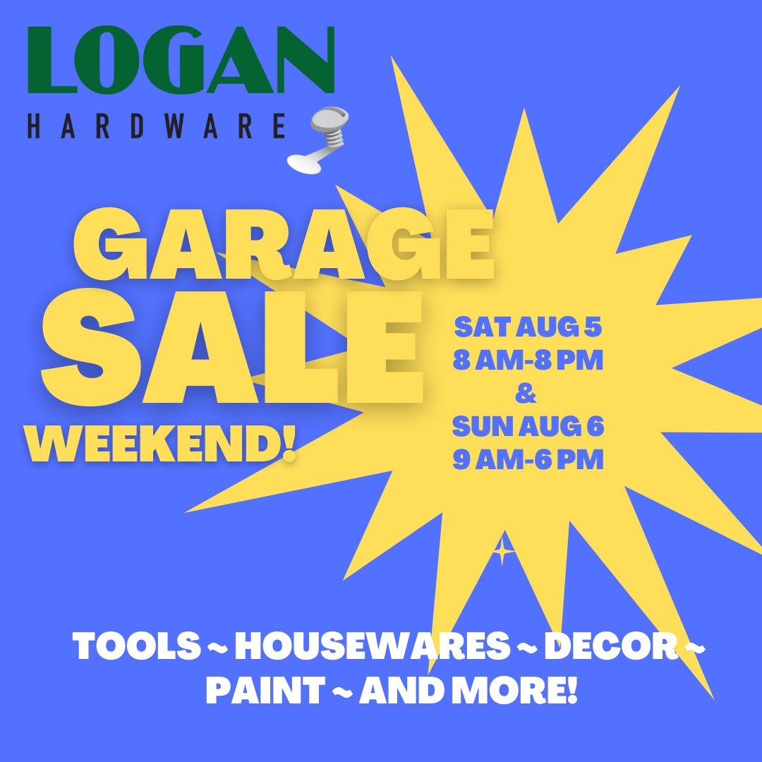 We’re having a Garage Sale! Stop by today and tomorrow, Aug. 5-6, and check out our HUGE close outs on hundreds of new overstock items. Don't miss out on our deepest discounts of the year!