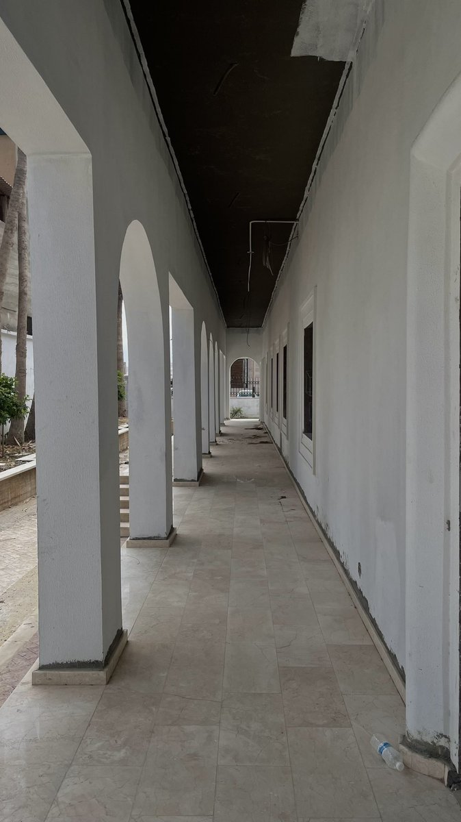 Omima74956211's tweet photo. Yesterday, we Yassin Elkelani and I had the chance to visit one of the greatest landmarks of the city of Derna, Libya. 
The King Idres Library
The library is still under restoration, we were accompanied by its founder يوسف عبد الهادي https://t.co/4WugJXGj6m