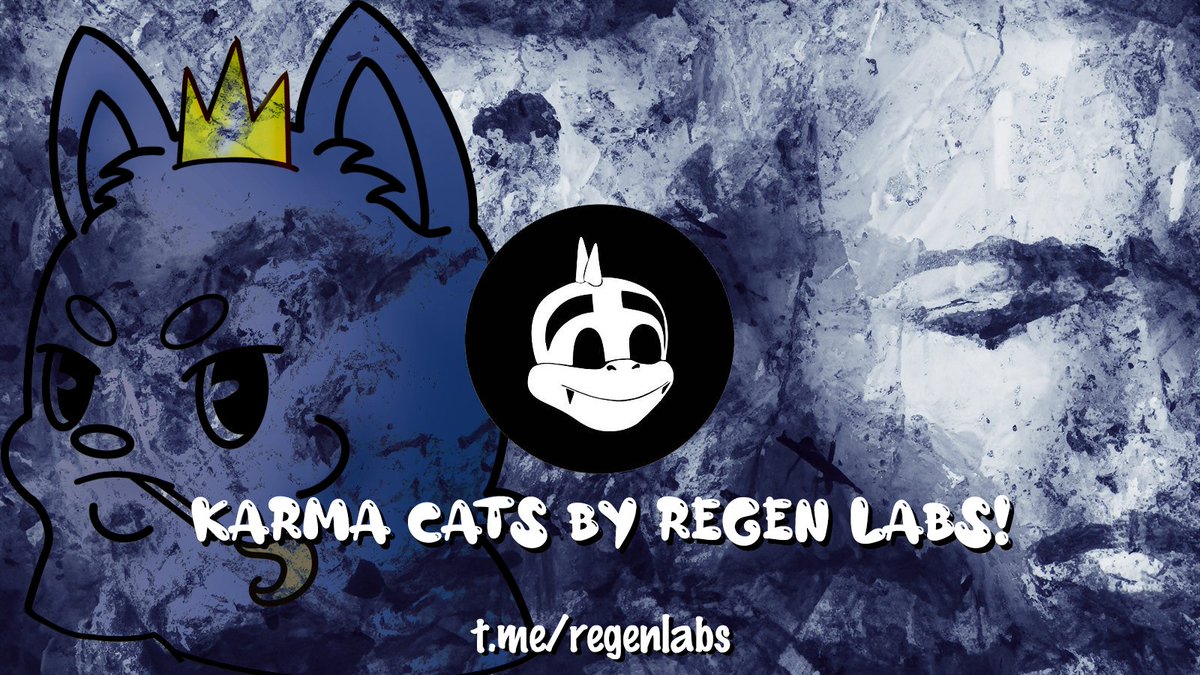 A new NFT project by Regen Labs!

The Stake Karma Cats to Earn Karma staking system will be active for this collection.

We will support the Karma Token with activities such as BuyBack/Burn with the amount we will allocate from the mint funds of this NFT collection.

We drew it