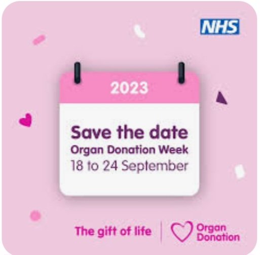 In just over 6 weeks, we'll be unveiling our exciting plans for #OrganDonationWeek2023!
 
Help us reach our target of 25,000 new organ donors during the week. 

Follow the link to find out how you can get involved
organdonation.nhs.uk/get-involved/o… 

@nhsbt @MidlandsOrgan
@UHNM_NHS