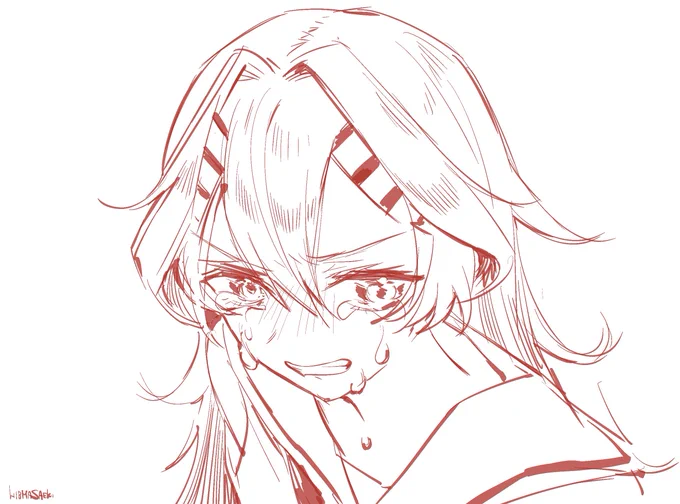 このお顔描きたかっただけ