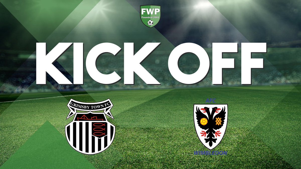 KICK-OFF: Grimsby Town v AFC Wimbledon fwp.co/y5UjhR