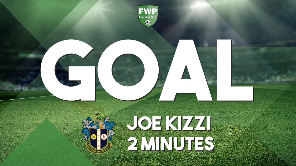 GOAL: SUTTON UNITED 1-0 Notts County - Joe Kizzi (2') fwp.co/7xrApD
