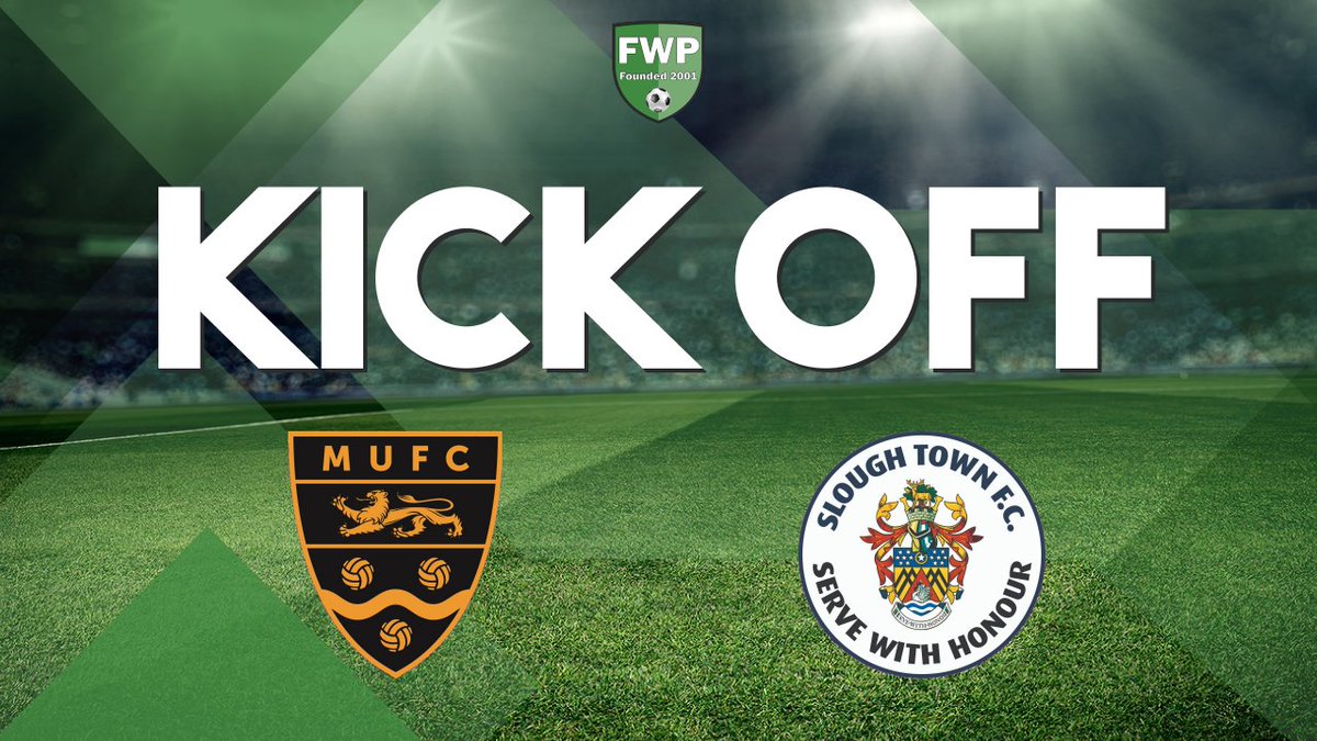 FWPNationalSth's tweet photo. KICK-OFF: Maidstone United v Slough Town https://t.co/I3JaxN1sIN https://t.co/AqHvce8Ror
