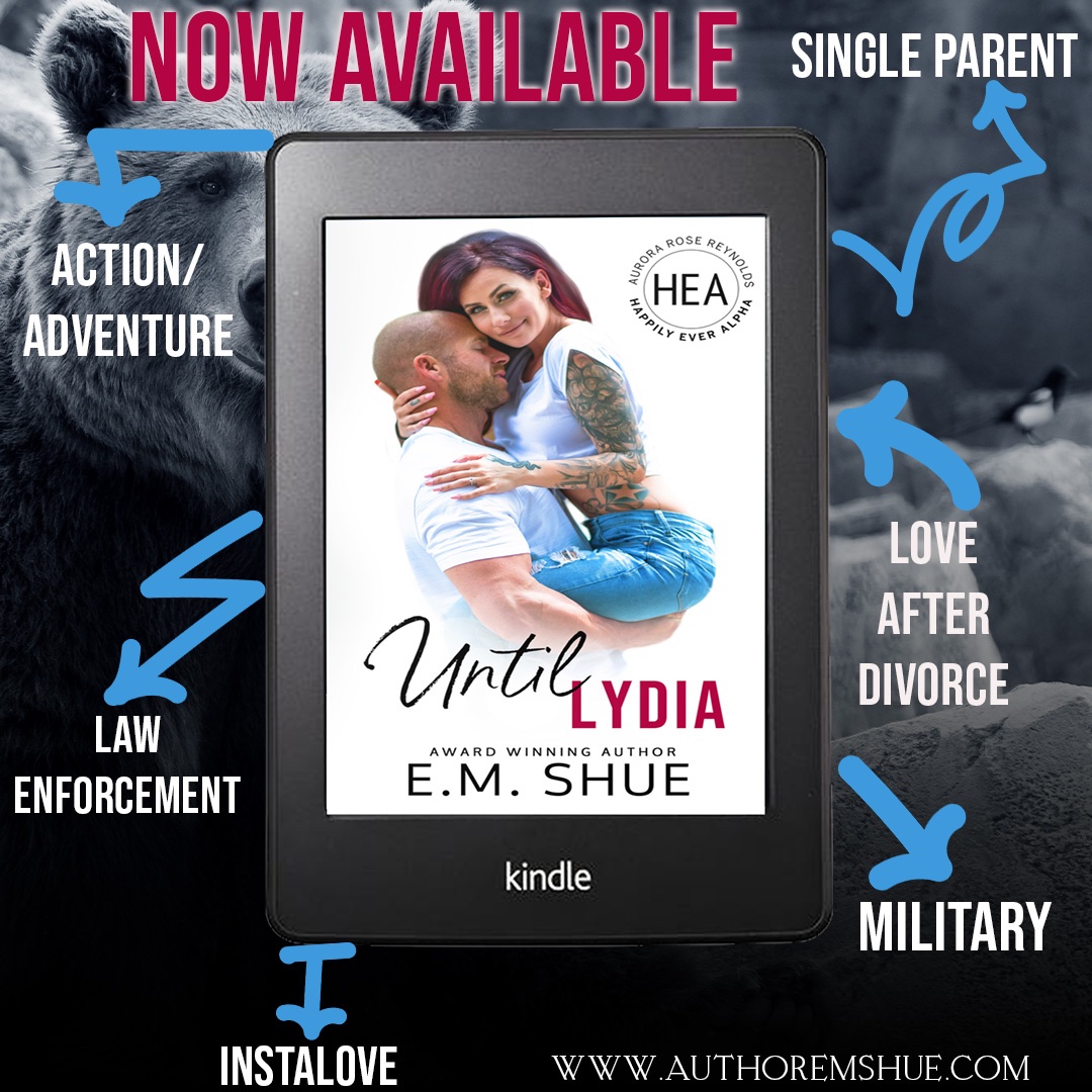 ❤ NOW LIVE IN KINDLE UNLIMITED ❤

Need something new to read? Until Lydia by E.M. Shue  is live and available in Kindle Unlimited.

Amazon US: amzn.to/3Q98ENq
Amazon CA: amzn.to/43Fswe5
Amazon AU: amzn.to/43Ijihh
Amazon UK: amzn.to/3QcCmkA