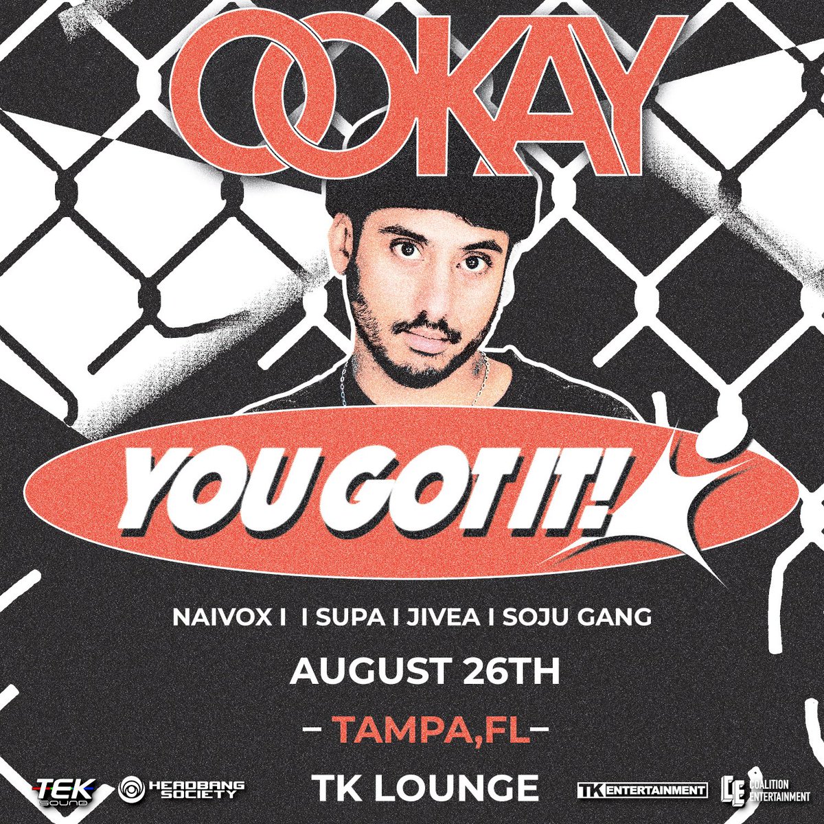 Aug 26th I’ll be playing support for <a href="/Ookay/">OOKAY</a> in my hometown #813 🫶

my new single will be dropping prior to the show too - more info on that nxt week!