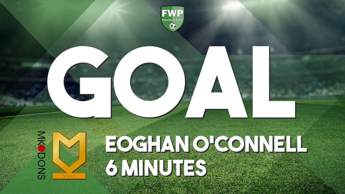 GOAL: Wrexham 0-1 MILTON KEYNES DONS - Eoghan O'Connell (6' og) fwp.co/yatvvX