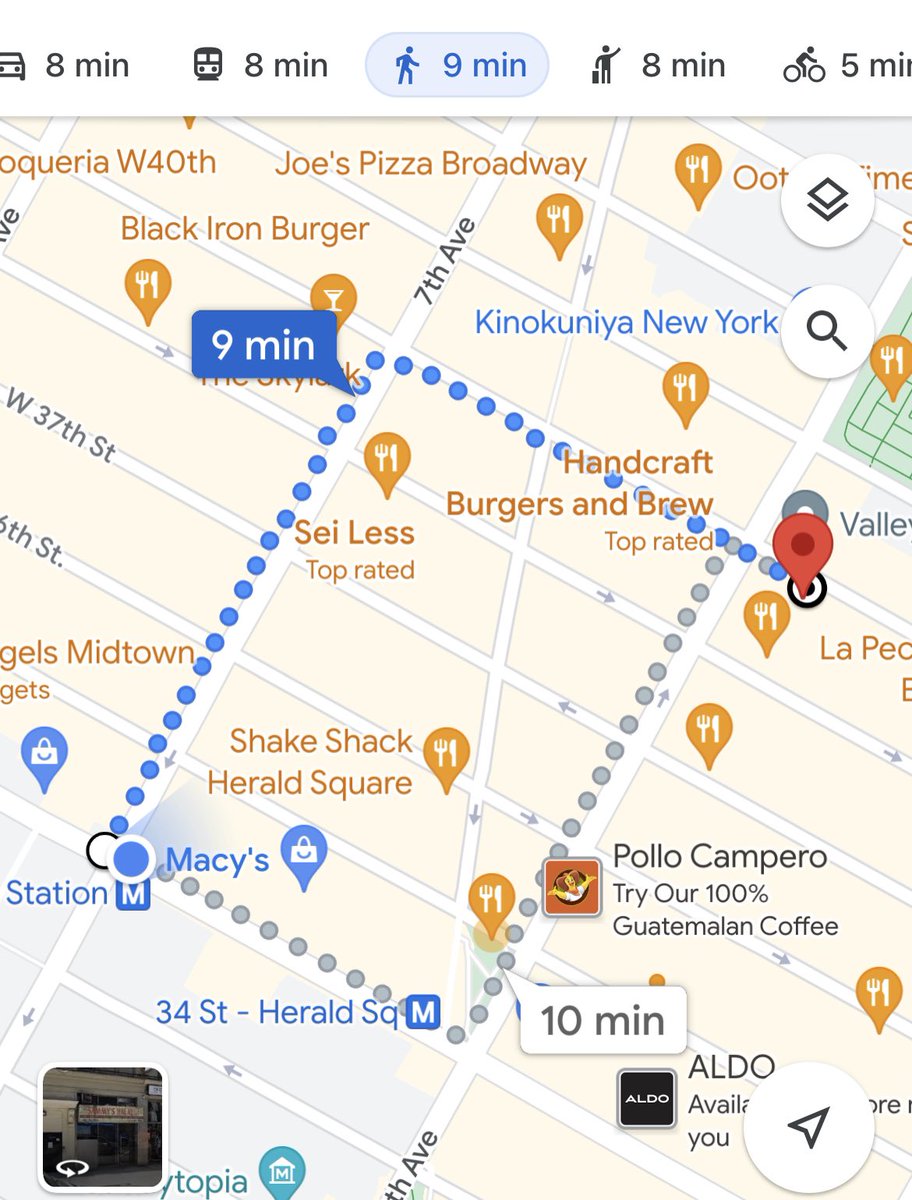 Looking at Google Maps directions walking times 

Everyone else: ok👍🏽
Me: CHALLENGE ACCEPTED!!! 💪🏽