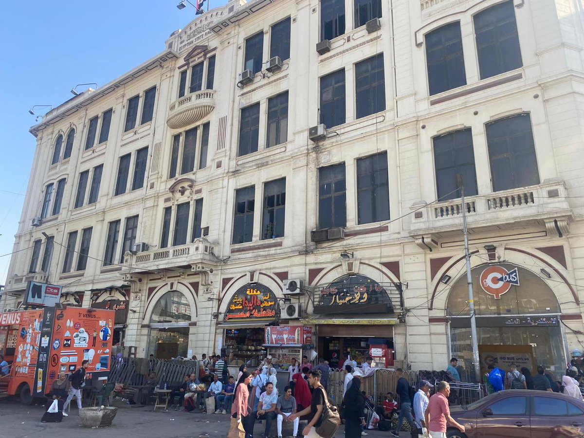 omabarr's tweet photo. The Egyptian State Railway building (1908) overlooking Ramsis square, will be demolished due to the development plans in the square.

We have reached a level of insanity in Cairo. This is the fourth demolition I hear about in the past days! Our voices are no longer heard! https://t.co/g1xAcfymPV