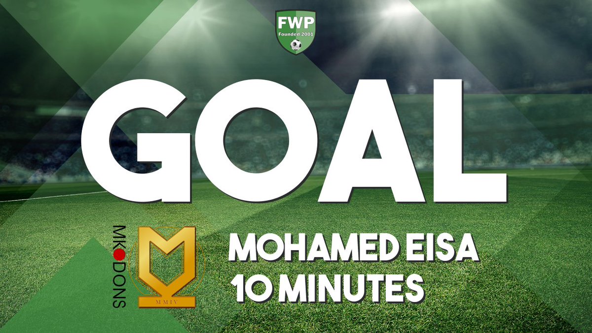 GOAL: Wrexham 0-2 MILTON KEYNES DONS - Mohamed Eisa (10') fwp.co/yatvvX