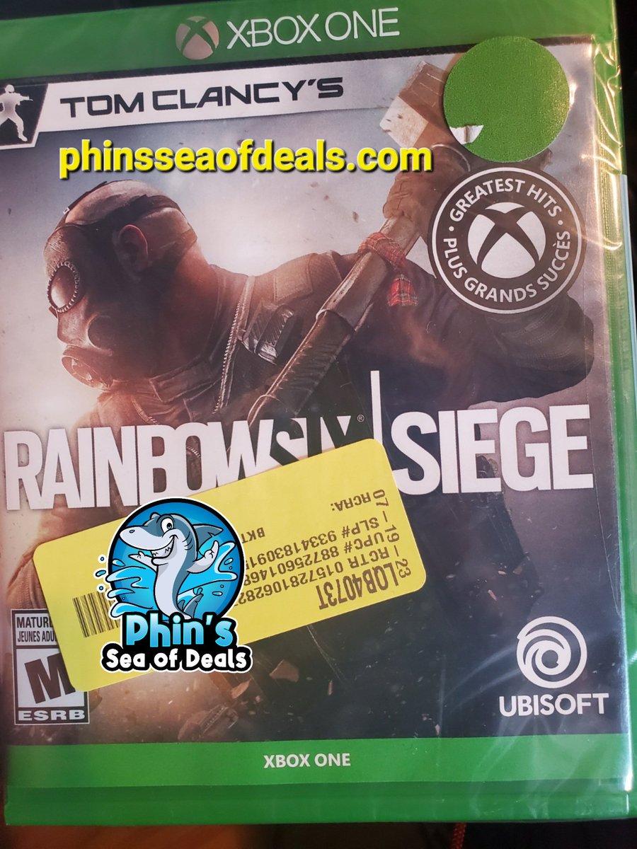 Tom Clancy's Rainbow Six Siege Phinsseaofdeals.com #Phinsseaofdeals #videogames #videogamesaddict #videogamesforsale #tomclancysrainbowsixsiege #tomclancy #Xboxone #washingtoncountypa #washingtonpa #mcmurraypa #thriftstore #thriftingfinds #smallbusiness