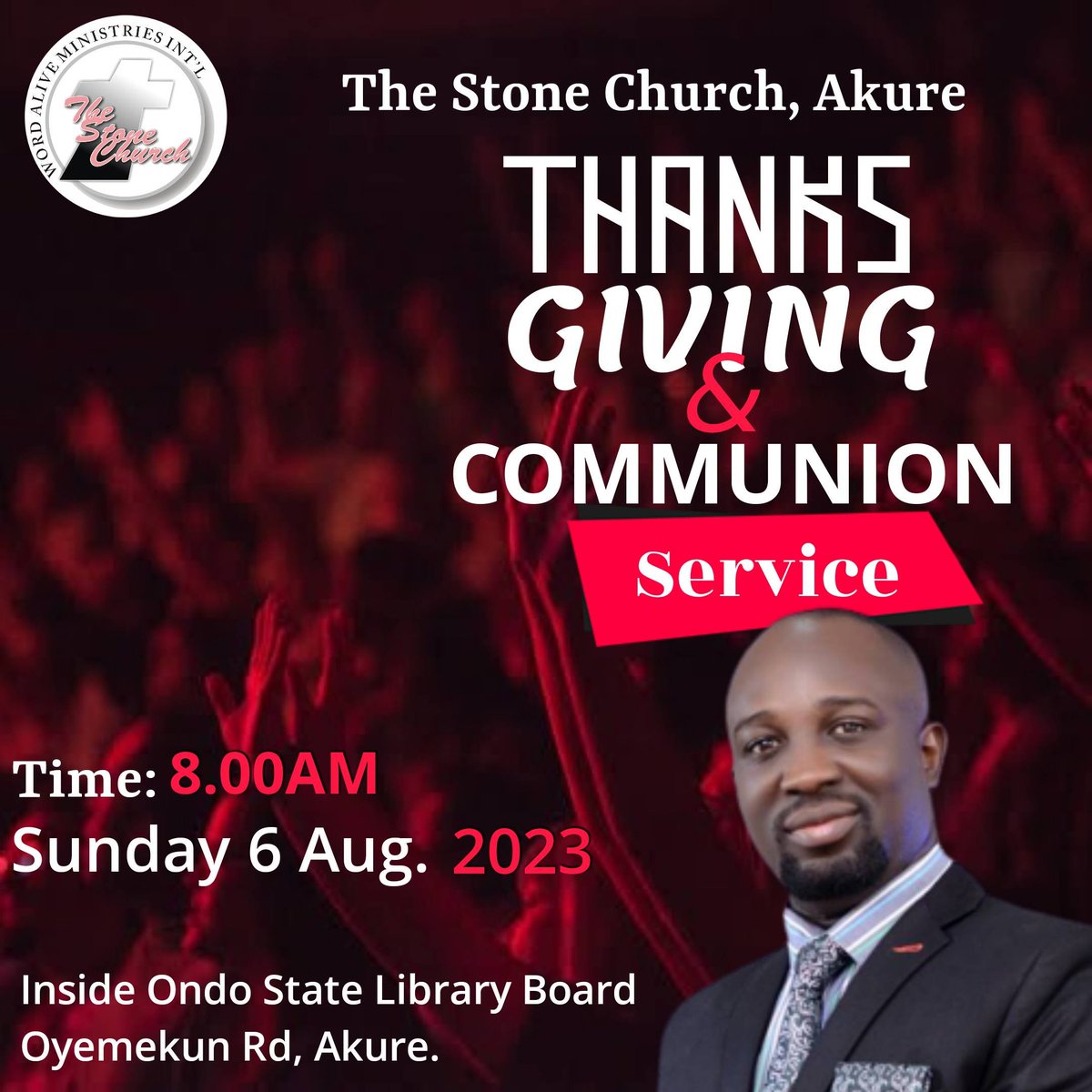 TSCAkure's tweet photo. Are you in the City of AKURE, fellowship with us this Sunday as we remember the sacrifice of our LORD JESUS with gratitude.

#WeRemember 
#WeAreGrateful
#TSCAKURE #TSCONLINE https://t.co/rNgJ3hLtNW