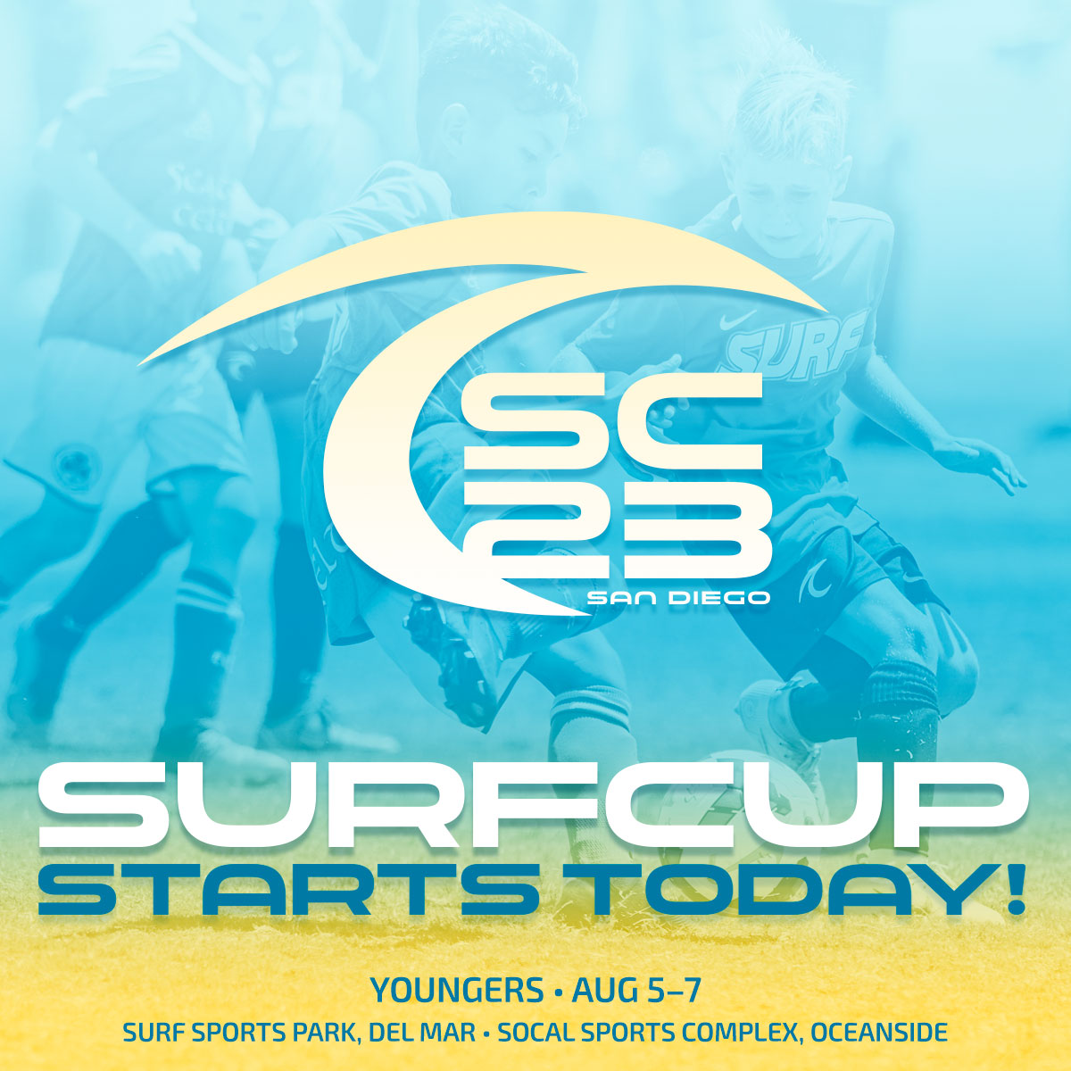 Welcome to THE CUP. #SurfCup YOUNGERS is officially underway! Good luck to all teams playing this weekend! #BestOfTheBest