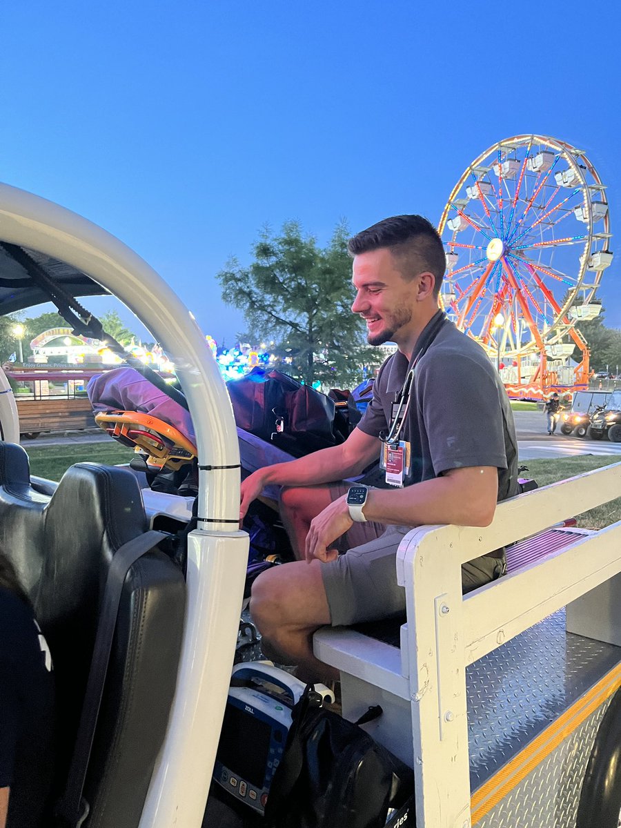 Are you headed to the state fair this weekend?? Our <a href="/IUEMSDivision/">IU Division of Emergency Medical Services</a> EMS crew has been there all week having a great time! Stop by and say hi if you are there! #IUEM